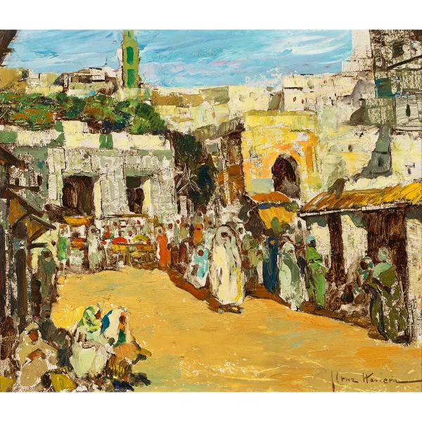 José Cruz Herrera — Marokkanische Strassenszene.