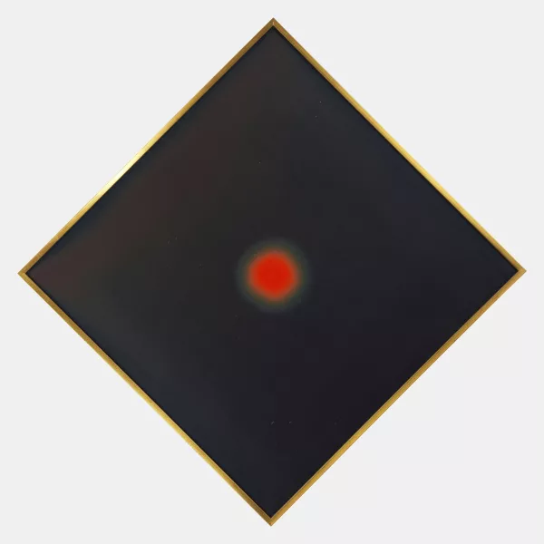 Albert Contreras — Composition au cercle orange n°26