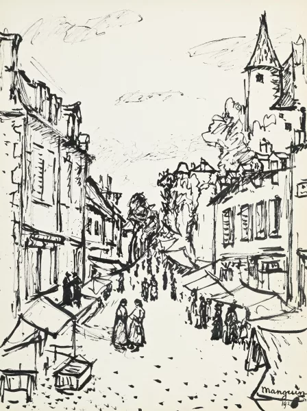 Henri Manguin — "Le marché"