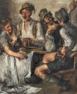 Paul Mathias Padua — Der Zitherspieler