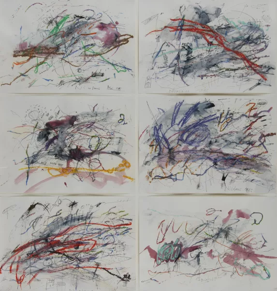 Heinrich Nicolaus — 12 Zeichnungen: Ohne Titel, 1985