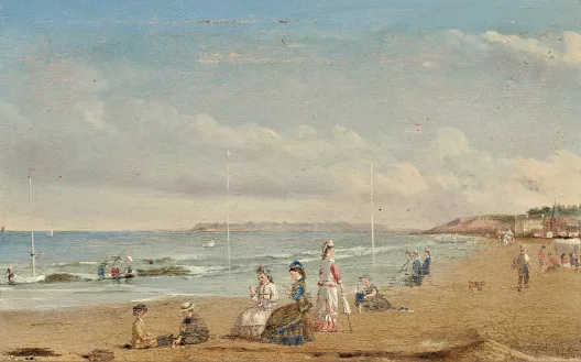 Conrad Wise Chapman — Scène de plage, 1880