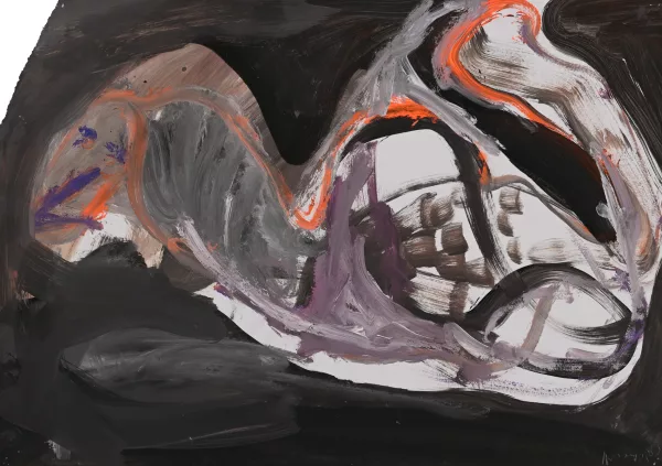 Siegfried Anzinger — 9 Gouachen: Ohne Titel, 1985