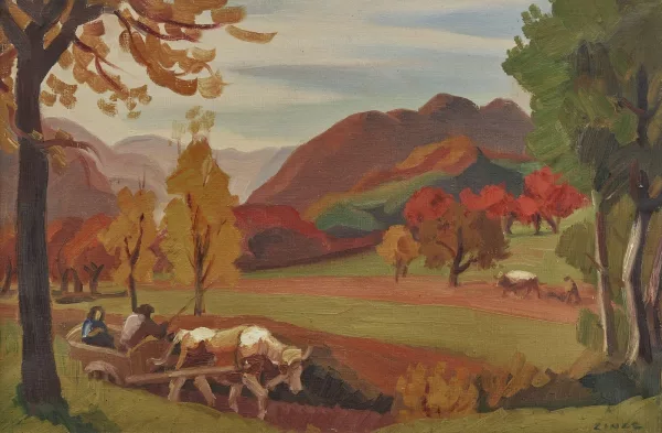 Jules-Émile Zingg — Paysage automnal