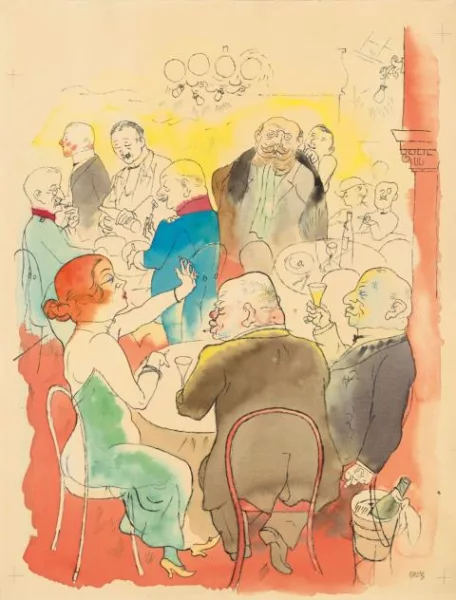 George Grosz — Soirée