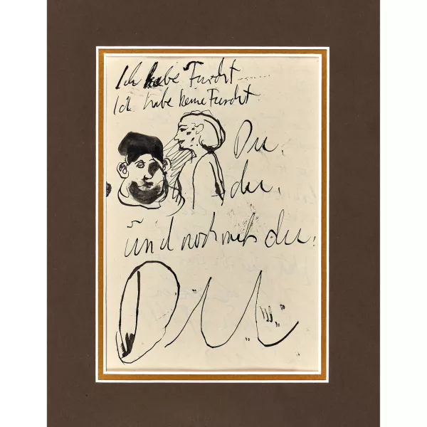 A. R. Penck — « J’ai peur… »