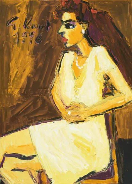 Gernot Kissel — Sitzende Frau