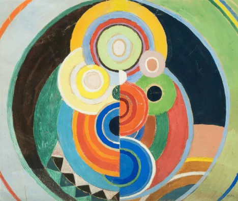 Sonia Delaunay-Terk — Farbiger Rhythmus. Entwurf für die 1938 in den Tuilerien ausgestellte große Tafel, 1939