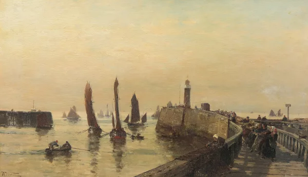 Theodor Alexander Weber — Anlegen im Hafen
