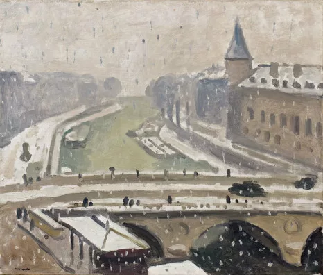Albert Marquet — Neige à Paris, vers 1912