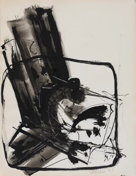 Gianni Bertini — Senza titolo, 1961