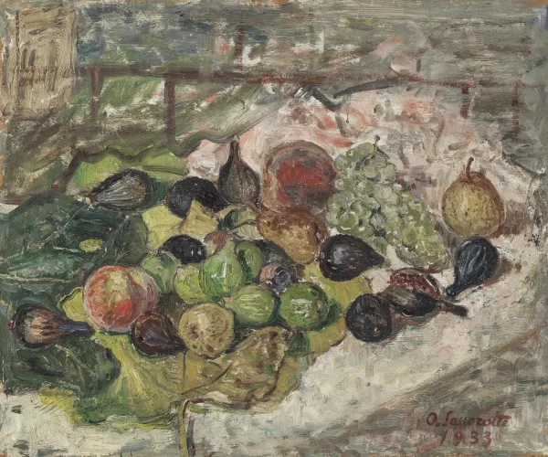 Oscar Saccorotti — Nature morte aux fruits
