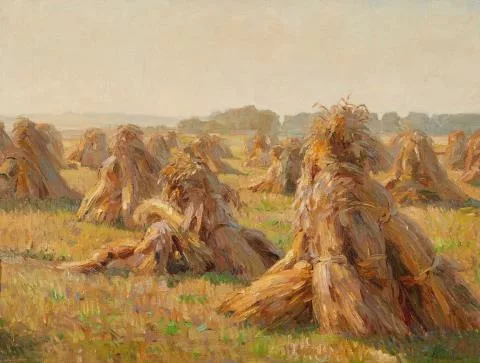 August Lüdecke-Cleve — Garbenfeld