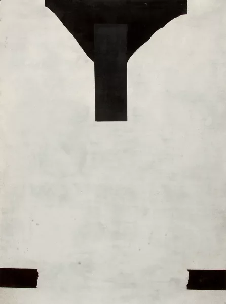 Giuseppe Santomaso — Blanc et noir, 1975