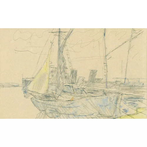 Pierre Bonnard — Boot im Hafen.