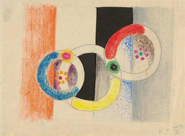 László Moholy-Nagy — Komposition, 1945