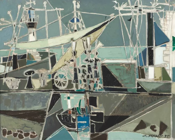 Claude Venard — Hafenszene