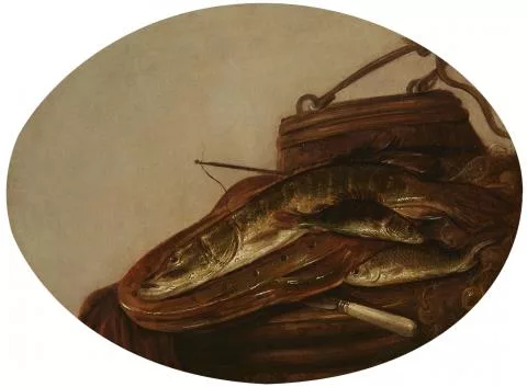 Pieter de Putter — Stillleben mit Fischen