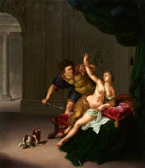 Willem van Mieris — Tarquinius und Lukretia