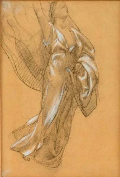 Pierre Puvis de Chavannes — Etude pour la fresque de la bibliothèque de Boston,