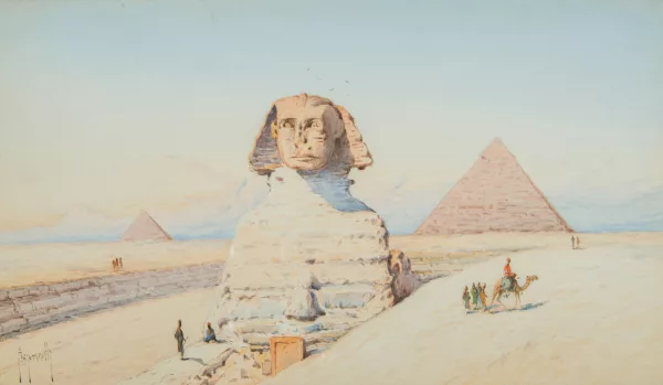 Spyridon Scarvelli — Blick auf die Sphinx
