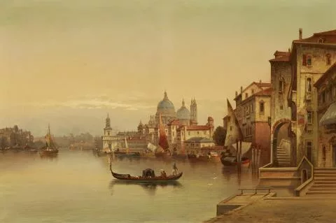 Karl Kaufmann — Ansicht von Venedig mit Blick auf Santa Maria della Salute