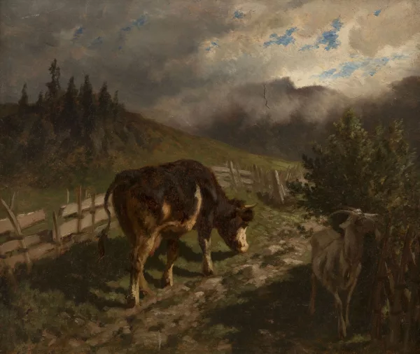 Philippe George — Vache et chèvre
