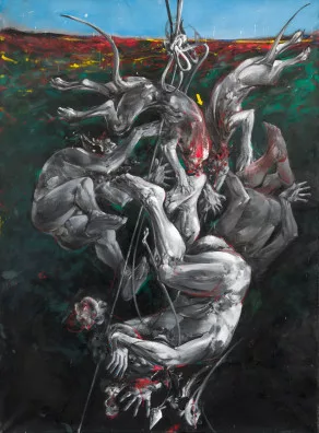 Vladimir Veličković — Abime Fig. VIII, 1980