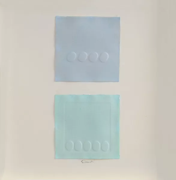 Turi Simeti — Neuf ovales, 1970