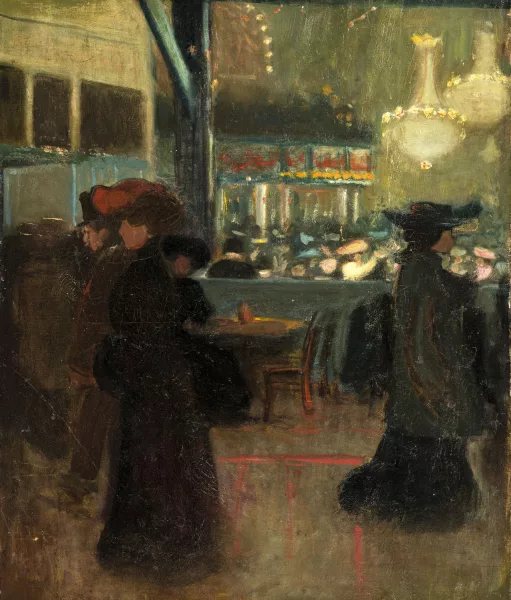 Augustin Grass-Mick — Scène de bal,
