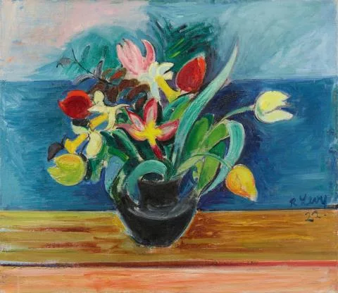 Rudolf Levy — Blumenstrauß in Schale