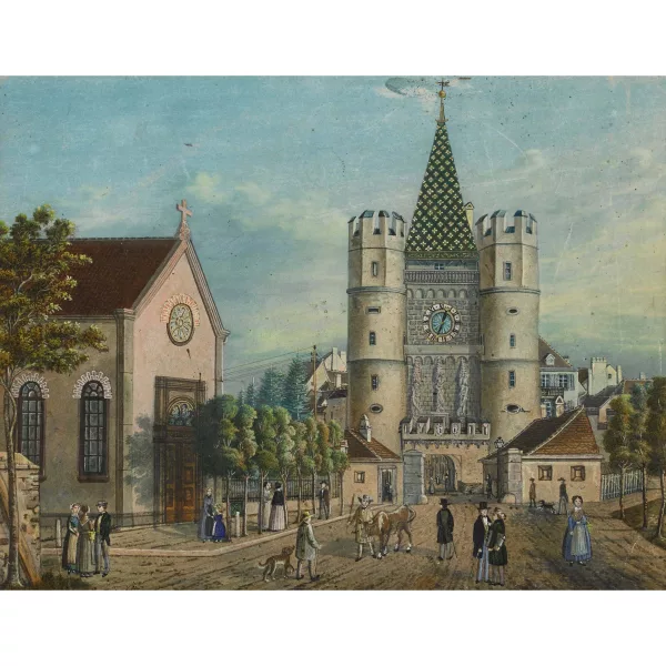 Louis Dubois — "Das Spahlenthor - Basel".