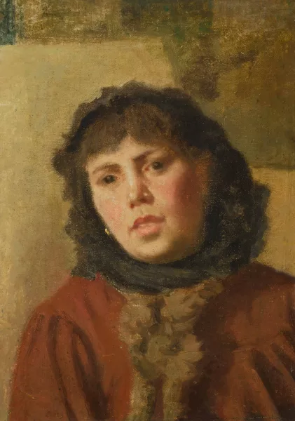 Giuseppe Pellizza — Bildnis einer jungen Frau