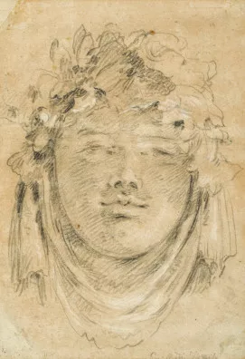 Giandomenico Tiepolo — Weiblicher Kopf