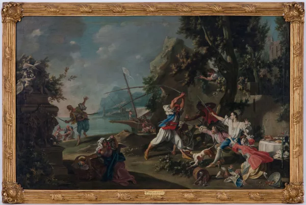 Filippo Falciatore — L'attaque des pirates barbaresques
