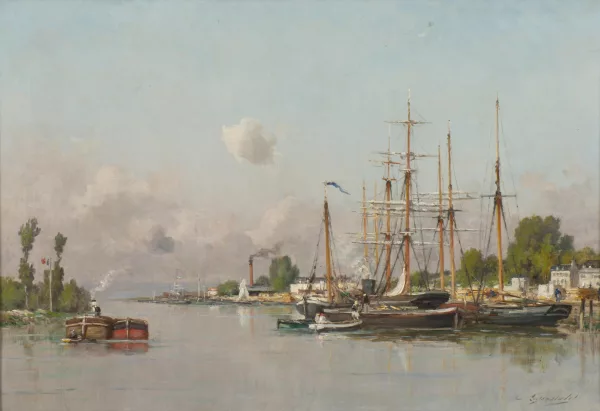 Charles Lapostolet — Marine fluviale