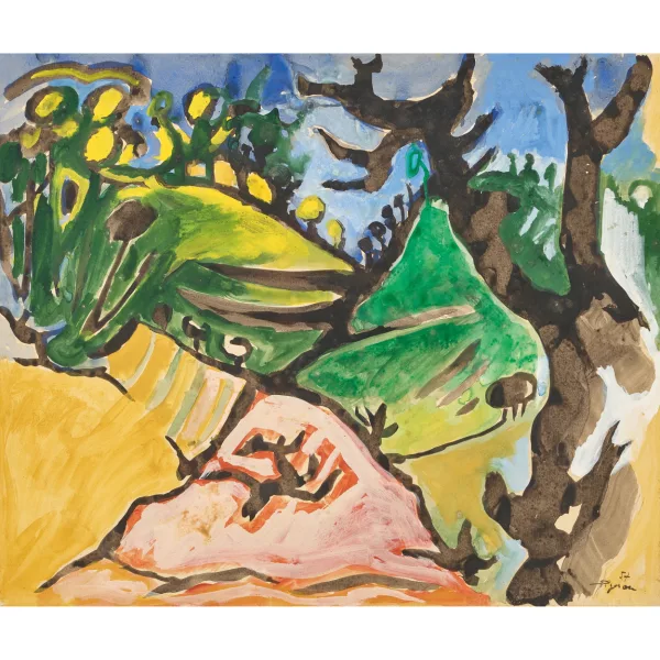 Edouard Pignon — Paesaggio.