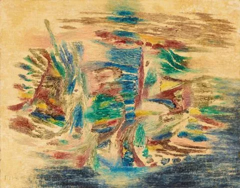 Heinz Trökes — Herbst am Meer