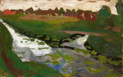 Paula Modersohn-Becker — Landschaft mit Moorkanal