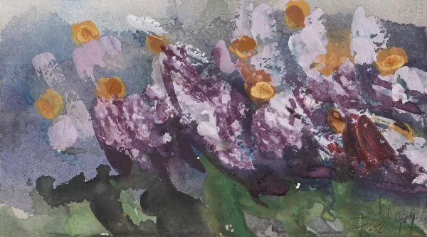 Klaus Fußmann — Blumenwiese