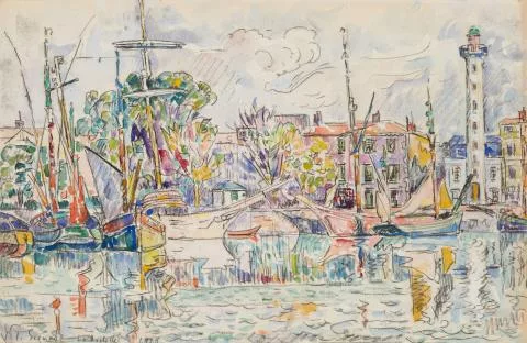 Paul Signac — La Rochelle, le phare