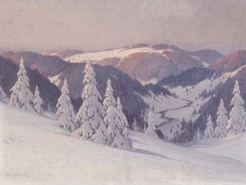 Karl Hauptmann — Winterlandschaft