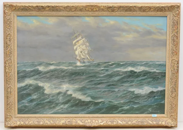 Patrick von Kalckreuth — Segelschiff auf offener See
