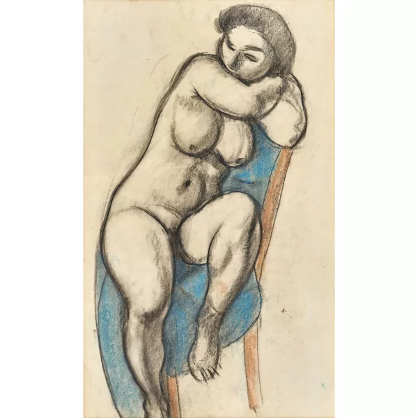 Жорж Карс — Nu féminin assis