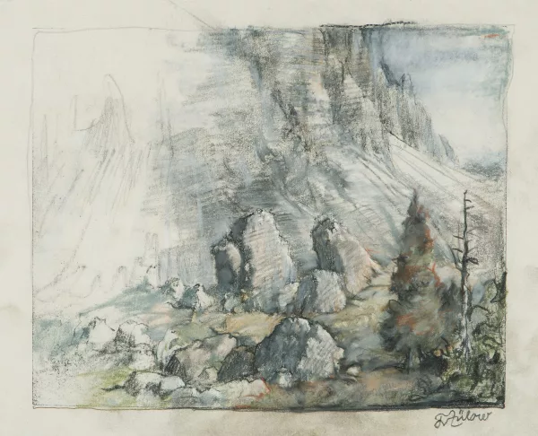 Franz von Zülow — Étude de paysage
