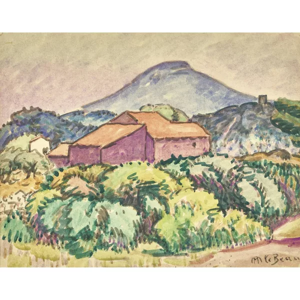 Alcide Le Beau — Paysage de Provence