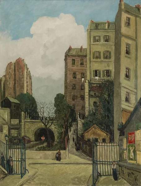 Alphonse Quizet — Voie ferrée de Ménilmontant Paris
