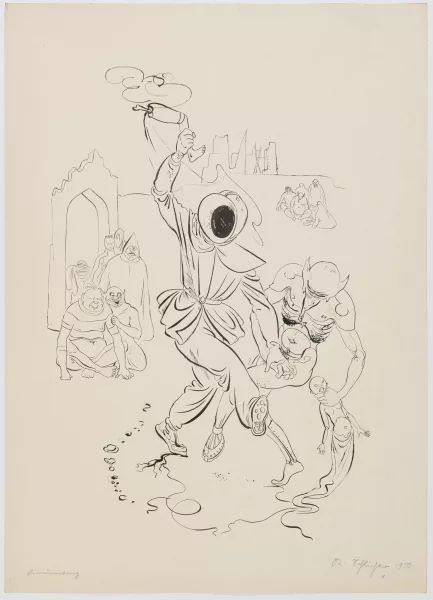 Rudolf Schlichter — Danse et des monstres