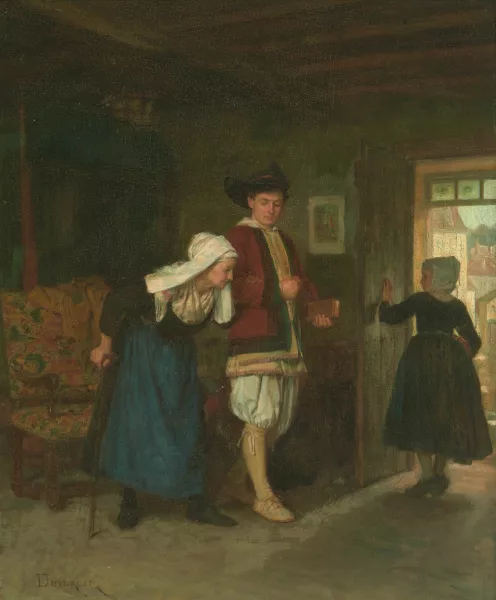 Théophile Emmanuel Duverger — Aufbruch zum Kirchgang