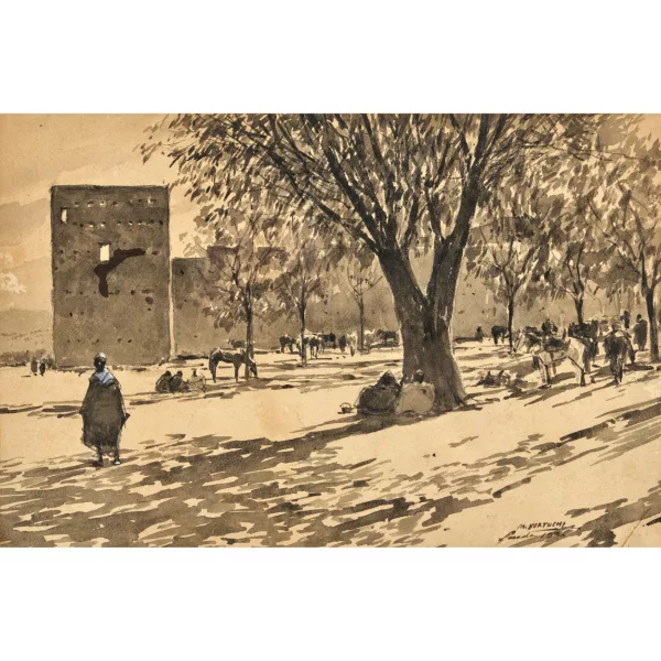 Mariano Bertuchi — L'Alcazaba de Snada